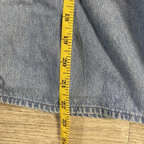 Cottage Denim Western Light Blue Button Down Shirt size 12 - Picture 4 of 4